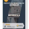 Apostila Motorista B Prefeitura Municipal de Orlândia SP