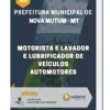 Apostila Motorista e Lavador e Lubrificador de Veículos automotores Prefeitura Municipal de Nova Mutum MT