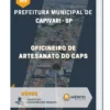 Apostila Oficineiro de Artesanato do CAPS Prefeitura de Capivari SP 2023