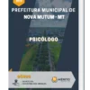 Apostila Psicólogo Prefeitura Municipal de Nova Mutum MT