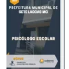 Apostila Psicólogo Escolar Prefeitura Municipal de Sete Lagoas MG