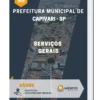 Apostila Serviços Gerais Prefeitura de Capivari SP 2023