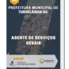 Apostila Agente de Serviços Gerais Prefeitura Turvelândia GO 2023