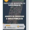 Apostila Agente de Serviços e Obras Públicas Prefeitura Turvelândia GO 2023