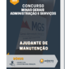 Apostila Ajudante de Manutenção Concurso MGS MG 2023
