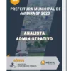 Apostila Analista Administrativo Prefeitura de Jandira SP 2023
