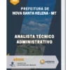 Apostila Analista Técnico Administrativo Prefeitura de Nova Santa Helena MT 2023