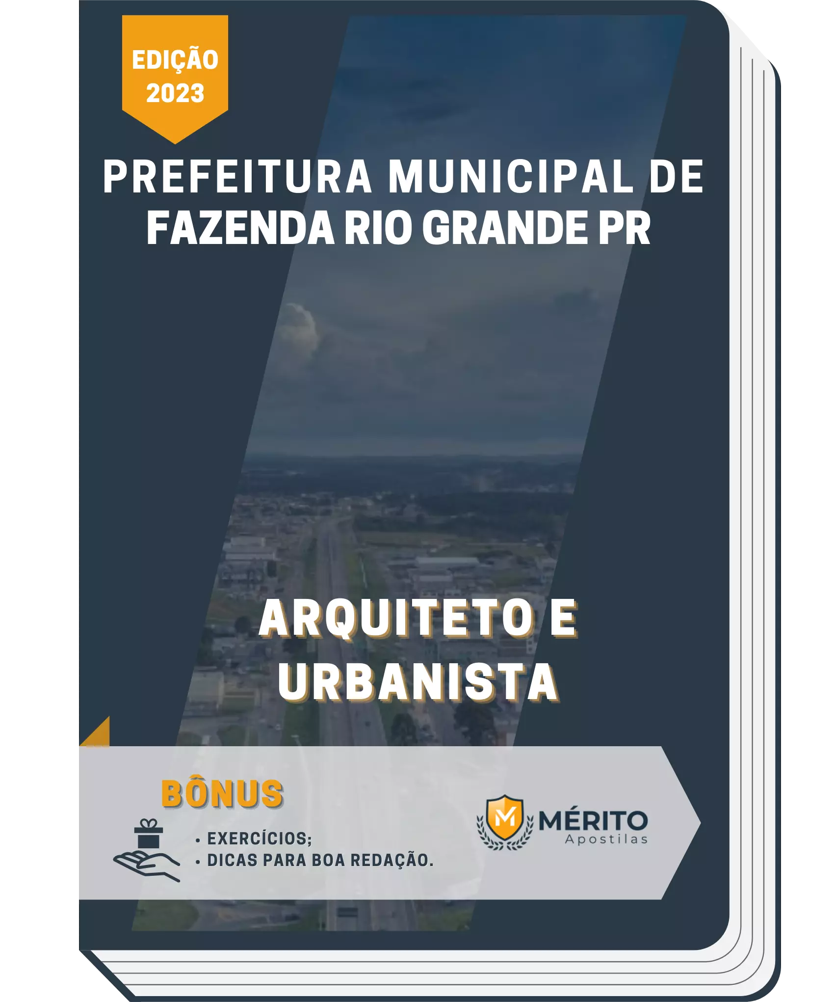 Apostila Arquiteto e Urbanista de Fazenda Rio Grande PR 2023