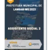 Apostila Assistente Social 2 Prefeitura de Lambari MG 2023