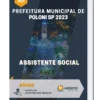 Apostila Assistente Social Prefeitura de Poloni SP 2023