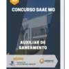 Apostila Auxiliar De Saneamento Concurso SAAE MG 2023