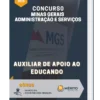 Apostila Auxiliar de Apoio Ao Educando Concurso MGS MG 2023