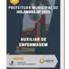 Apostila Auxiliar de Enfermagem Prefeitura de Holambra SP 2023