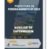 Apostila Auxiliar de Enfermagem Prefeitura de Pereira Barreto SP 2023