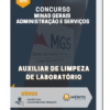 Apostila Auxiliar de Limpeza de Laboratório Concurso MGS MG 2023
