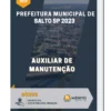 Apostila Auxiliar de Manutenção Prefeitura de Salto SP 2023
