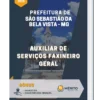 Apostila Auxiliar de Serviços Faxineiro Geral Prefeitura de São Sebastião da Bela Vista MG 2023