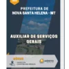 Apostila Auxiliar de Serviços Gerais Prefeitura de Nova Santa Helena MT 2023