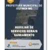 Apostila Auxiliar de Serviços Gerais Saneamento Prefeitura de Itutinga MG