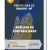 Apostila Auxiliar de contabilidade Prefeitura de Sarapuí SP 2023