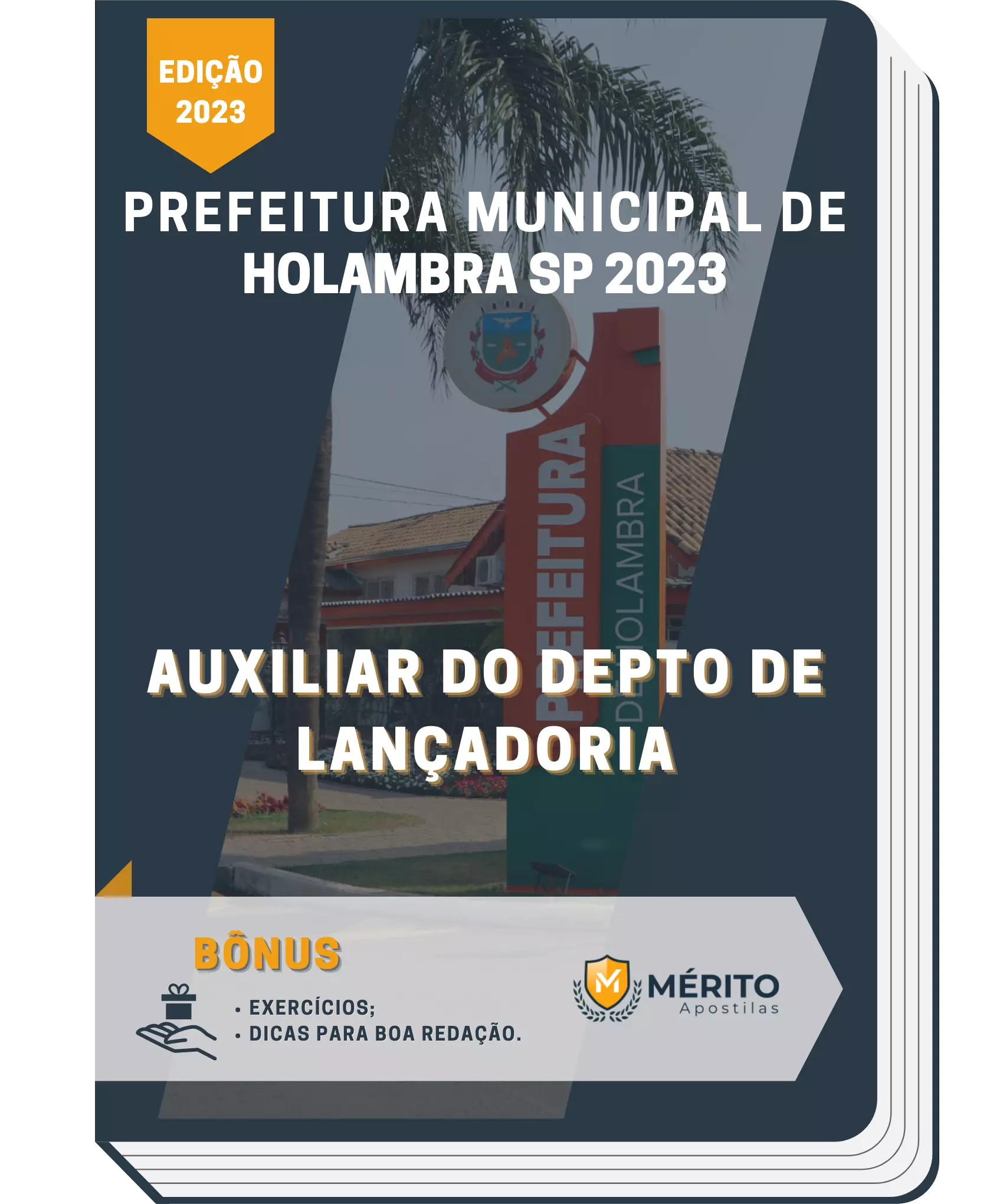 Apostila Auxiliar do Depto de Lançadoria Prefeitura de Holambra SP 2023