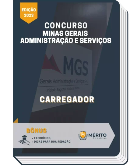 Apostila Carregador Concurso MGS MG 2023