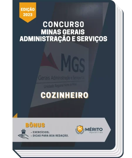 Apostila Cozinheiro Concurso MGS MG 2023