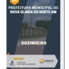 Apostila Cozinheiro Prefeitura de Nova Olinda do Norte AM