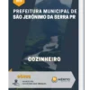 Apostila Cozinheiro Pref de São Jerônimo da Serra PR