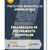 Apostila Encarregado de Faturamento Hospitalar Prefeitura de Jandira SP 2023