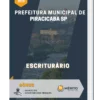 Apostila Escriturário Prefeitura de Piracicaba SP 2023