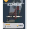 Apostila Fiscal de Obras Prefeitura de Holambra SP 2023
