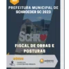 Apostila Fiscal de Obras e Posturas Prefeitura de Schroeder SC 2023