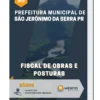 Apostila Fiscal de Obras e Posturas Pref de São Jerônimo da Serra PR