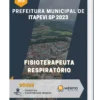 Apostila Fisioterapeuta Respiratório Prefeitura de Itapevi SP 2023