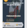 Apostila Fonoaudiólogo Prefeitura de Holambra SP 2023