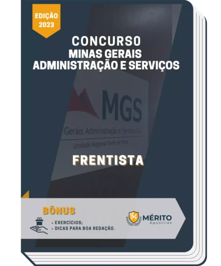 Apostila Frentista Concurso MGS MG 2023