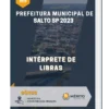 Apostila Intérprete de Libras Prefeitura de Salto SP 2023