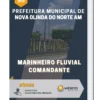 Apostila Marinheiro Fluvial Comandante Prefeitura de Nova Olinda do Norte AM