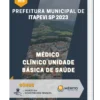 Apostila Médico Clínico Unidade Básica De Saúde Prefeitura de Itapevi SP 2023