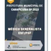 Apostila Médico Pediatra ESF PSF Prefeitura de Carapicuíba SP 2023