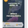 Apostila Médico Pneumologista Prefeitura de Indaial SC 2023