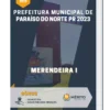 Apostila Merendeira I Prefeitura de Paraíso do Norte PR 2023