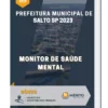 Apostila Monitor de Saúde Mental Prefeitura de Salto SP 2023