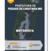 Apostila Motorista Prefeitura de Piedade de Caratinga MG