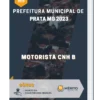 Apostila Motorista CNH B Prefeitura de Prata MG 2023