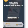 Apostila Motorista D Concurso MGS MG 2023