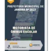 Apostila Motorista de Ônibus Escolar Prefeitura de Jandira SP 2023