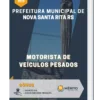 Apostila Motorista de Veículos Pesados Prefeitura de Nova Santa Rita RS