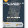 Apostila Nutricionista de Prefeitura Mercês MG 2023